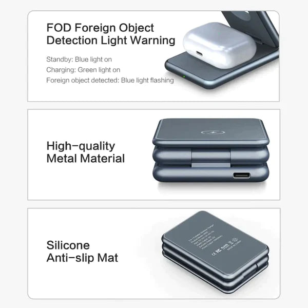 3 in 1 Foldable Fast Charger