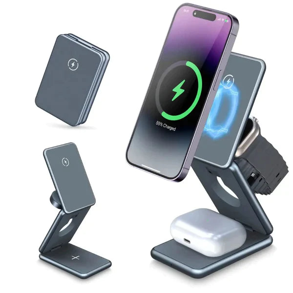 3 in 1 Foldable Fast Charger