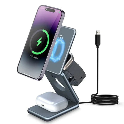 3 in 1 Foldable Fast Charger